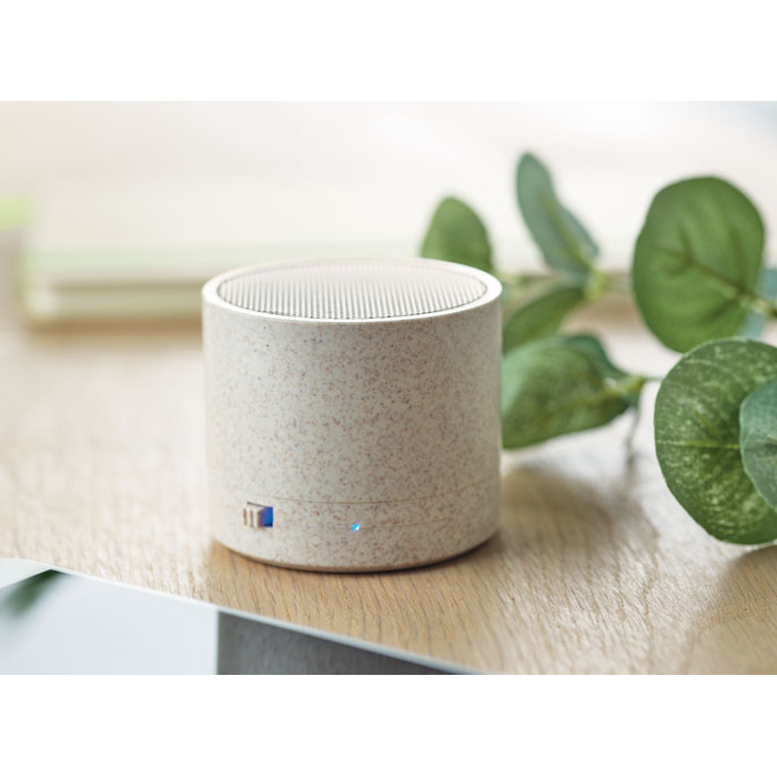Audio gadget with logo Bluetooth speaker ROUND BASS+ – Image 2