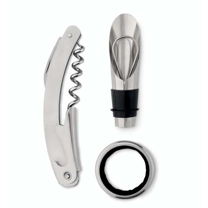 Wine accessoire with logo Bottle shape set SETTIE - Image 4