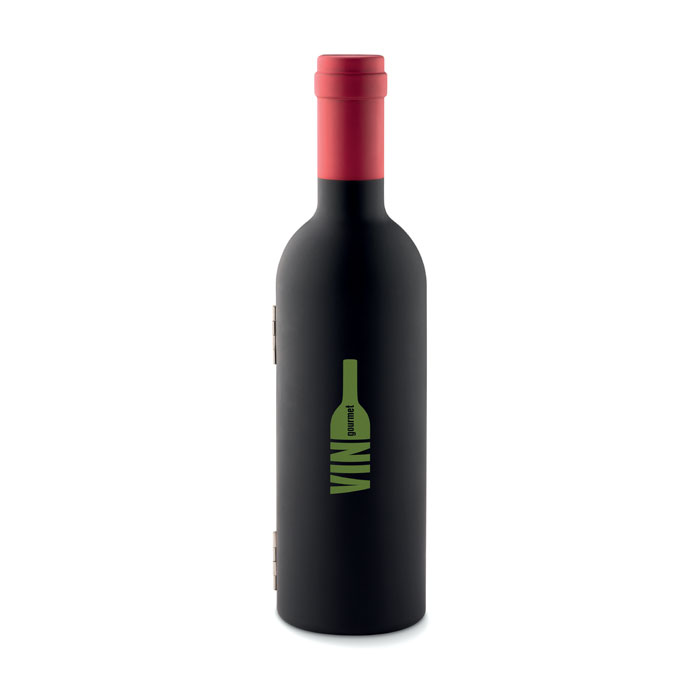 Wine accessoire with logo Bottle shape set SETTIE - Image 2