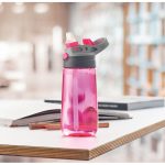 SHIKU Water bottle with logo SHIKU Water bottle with logo in Tritan™ which is BPA free. With silicone mouth piece on the lid. Capacity: 450 ml. Not suitable for carbonated drinks. Leak free. We use different printing techniques to add your logo. Depending on the surface we can use embroidery, engraving, 360° imprint or screenprint.