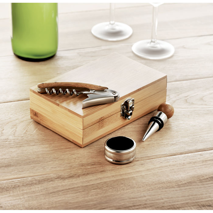 Wine accessoire with logo box set SONOMA - Image 5