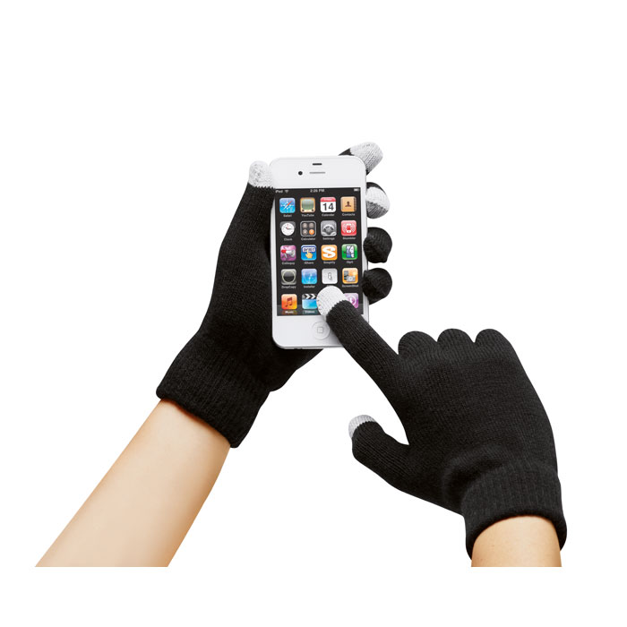 Gadget with logo Tactile gloves for smartphones TACTO - Image 3
