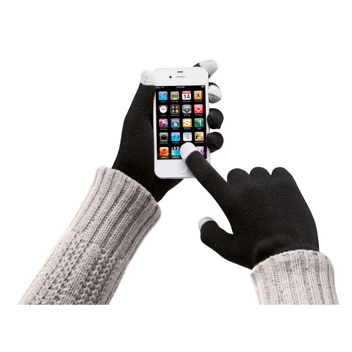 Gadget with logo Tactile gloves for smartphones TACTO - Image 4