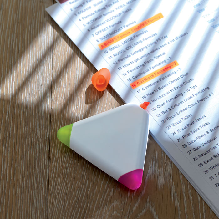 Highlighter with logo TRIANGULO – Image 2