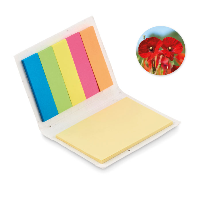 Sticky notes with logo VISON SEED