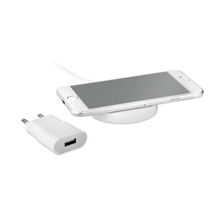 Powerbank with logo WIRELESS PLATO SET - Image 2