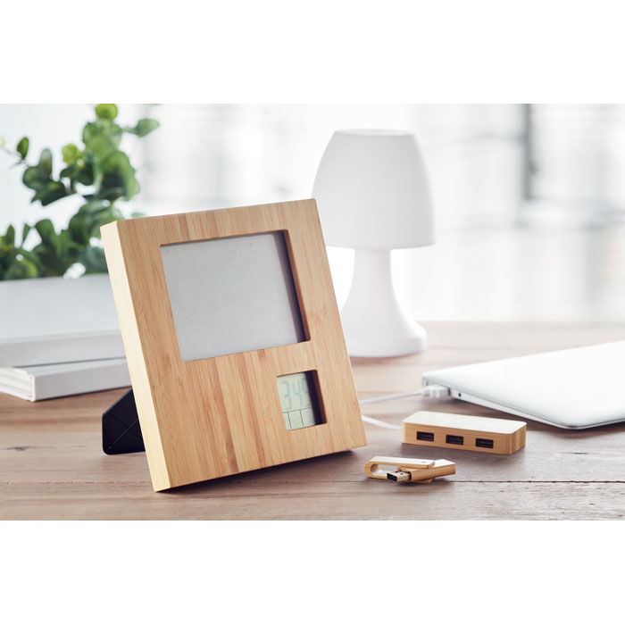 Gadget with logo Photo frame weather station ZENFRAME - Image 3