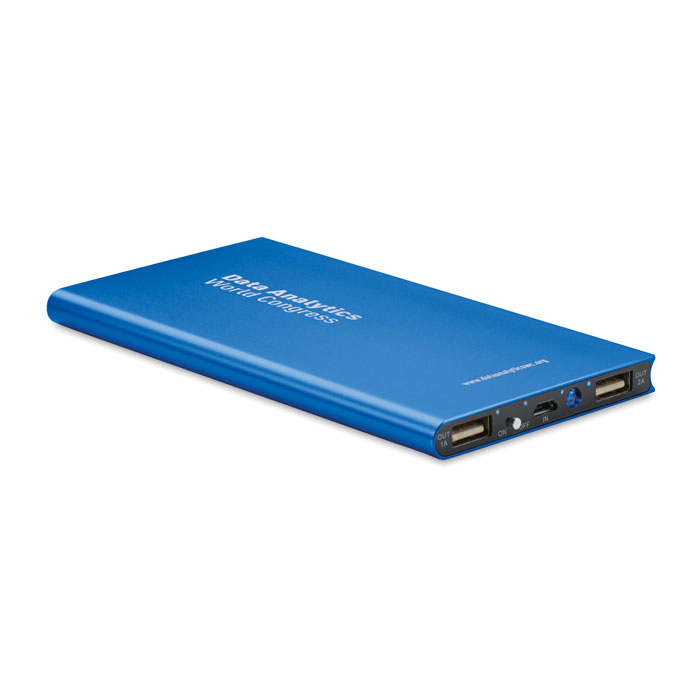 Powerbank with logo POWERFLAT8