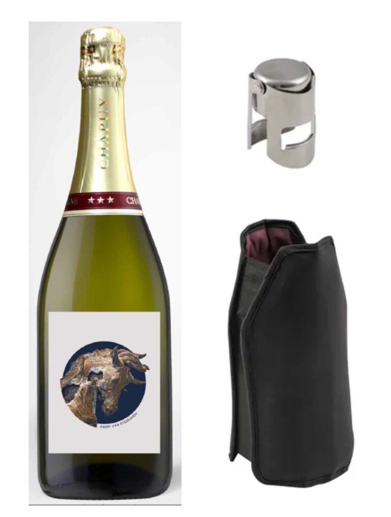 Champagne gift set with logo