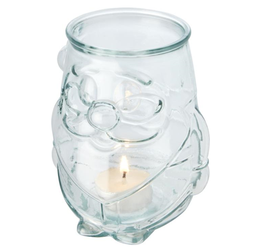 Gadget tealight holder in recycled glass Nouel - Image 2