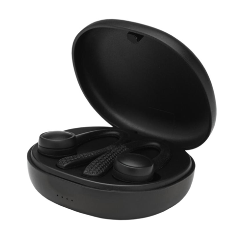 Audio gadget with logo Bluetooth earbuds Quest – Image 2