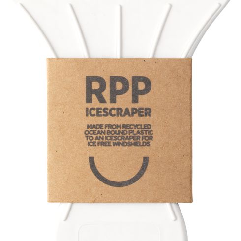 Gadget with logo Ice scraper Gadget with logo Social Plastic ice scraper made from recycled Ocean Bound Plastic from Plastic Bank. Old bottles and other stray plastic products were used for the material. A perfect, sustainable and socially responsible giveaway. The brand is known as Social Plastic®. Optional: Each item supplied in a Kraft cardboard box and/or with a Kraft tag. Depending on the surface we can use embroidery, engraving, 360° imprint or screen print.