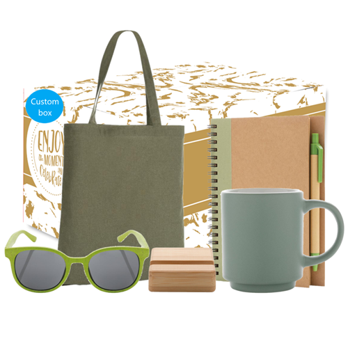 Gift box Onboarding Green office