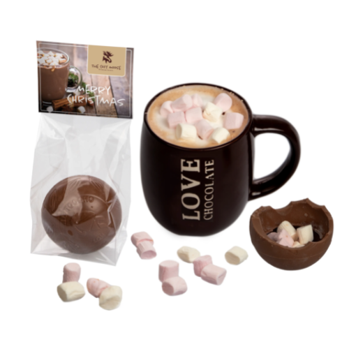 Chocolate with logo Hot ball