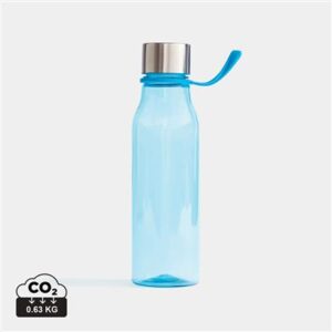 Water Bottle with logo VINGA Lean Tritan Water Bottle with logo made of BPA-free tritan plastic. The loop on the lid makes it easy to hang on the exercise machine and the ideal shape allows it to fit in most cup holders. The bottle is easy to clean. Suitable to add a print on. Available colors: lime, transparent, blue, green, yellow, navy, pink, anthracite, orange, red. Depending on the surface we can use embroidery, engraving, 360° imprint or screen print.