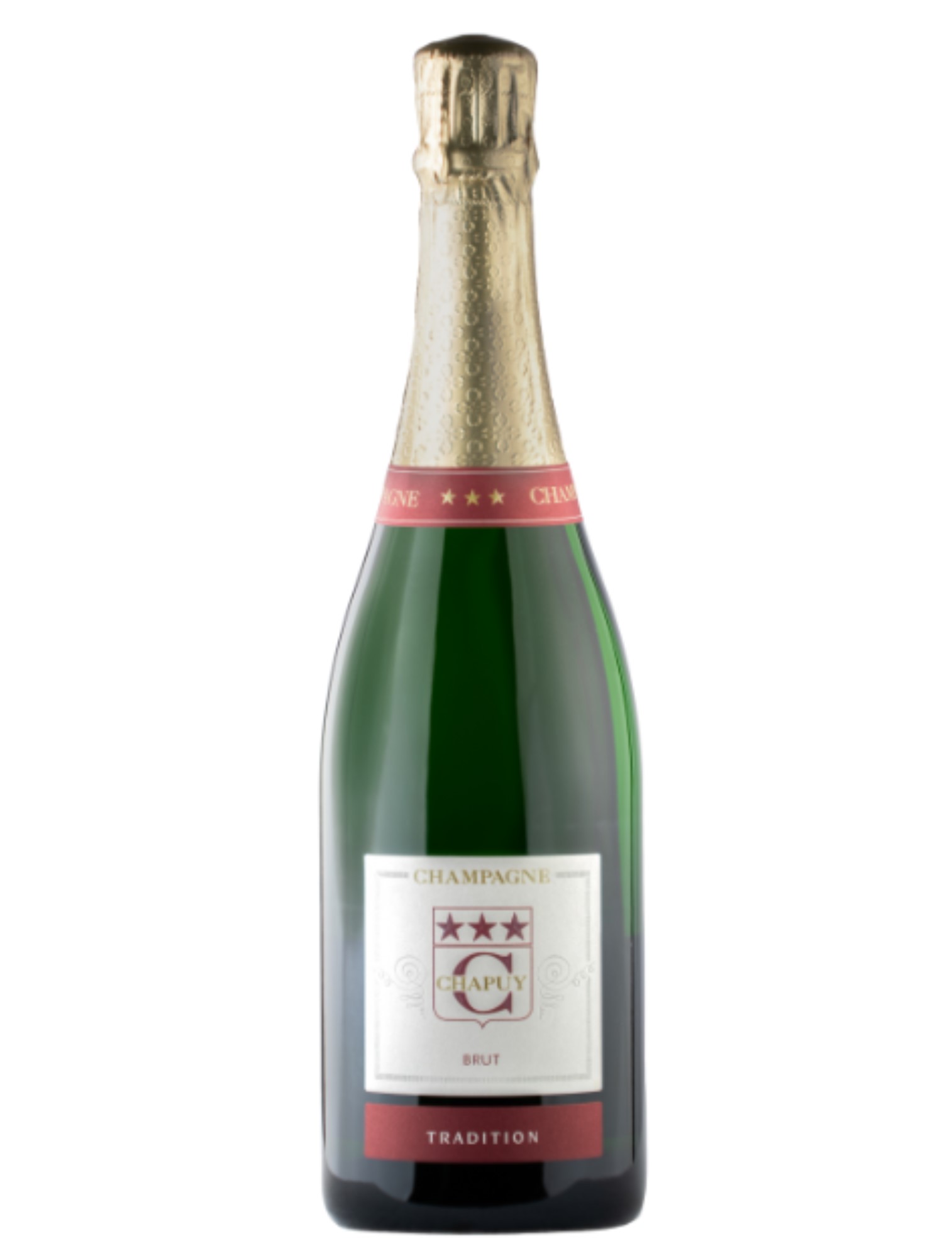 Champagne Brut Tradition This Chapuy Champagne with logo Brut Tradition 750ml is very intense and slightly steely flavors of the Chardonnay blended. With discrete notes of Pinot Noir give the wine an exquisite lightness and fruitiness. Perfect for any occasion from aperitif to friends' meeting. Every bottle can be personalized with logo an text. Min order quantity. Magnus Business Gifts is your partner for merchandising, gadgets or unique business gifts since 1967. Certified with Ecovadis gold 2022!