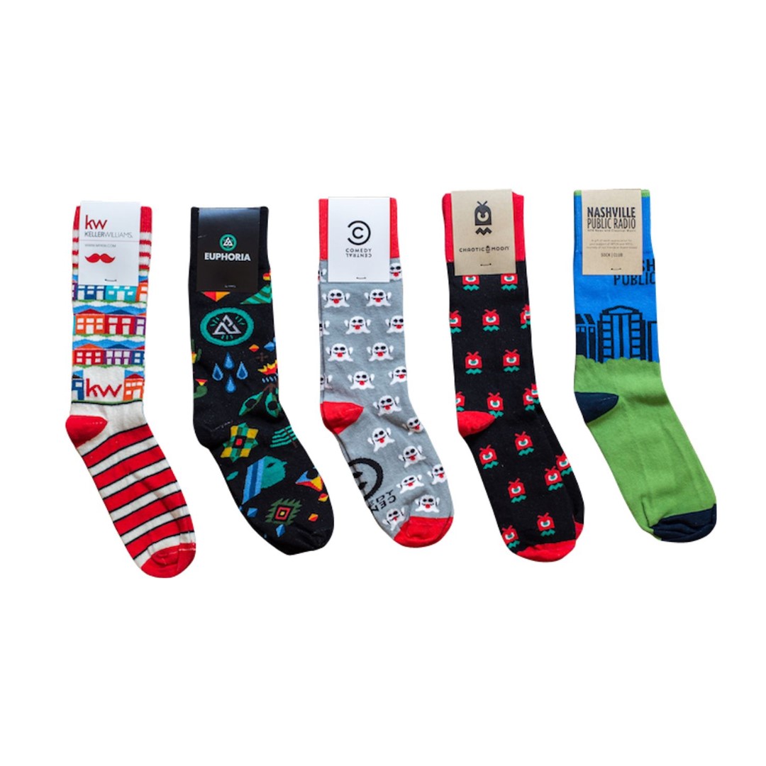 Custom socks full colour polyester - Image 4