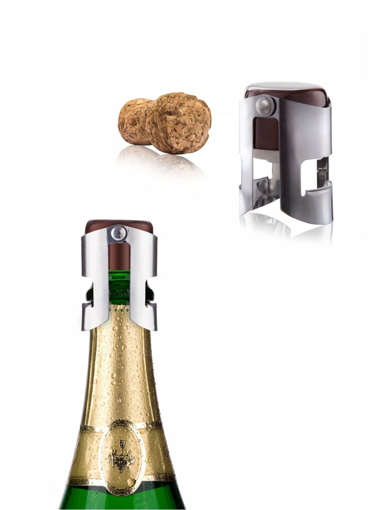 Champagne accessory stopper with logo