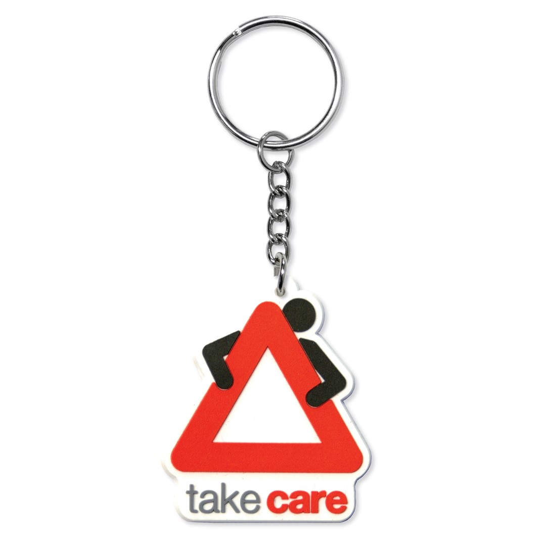 Flexible rubber key ring Flexible rubber key ring. Very light material. Custom-made in every shape and many colors. Magnus Business Gifts anticipated on what society expects today: focus on corporate social responsibility.
