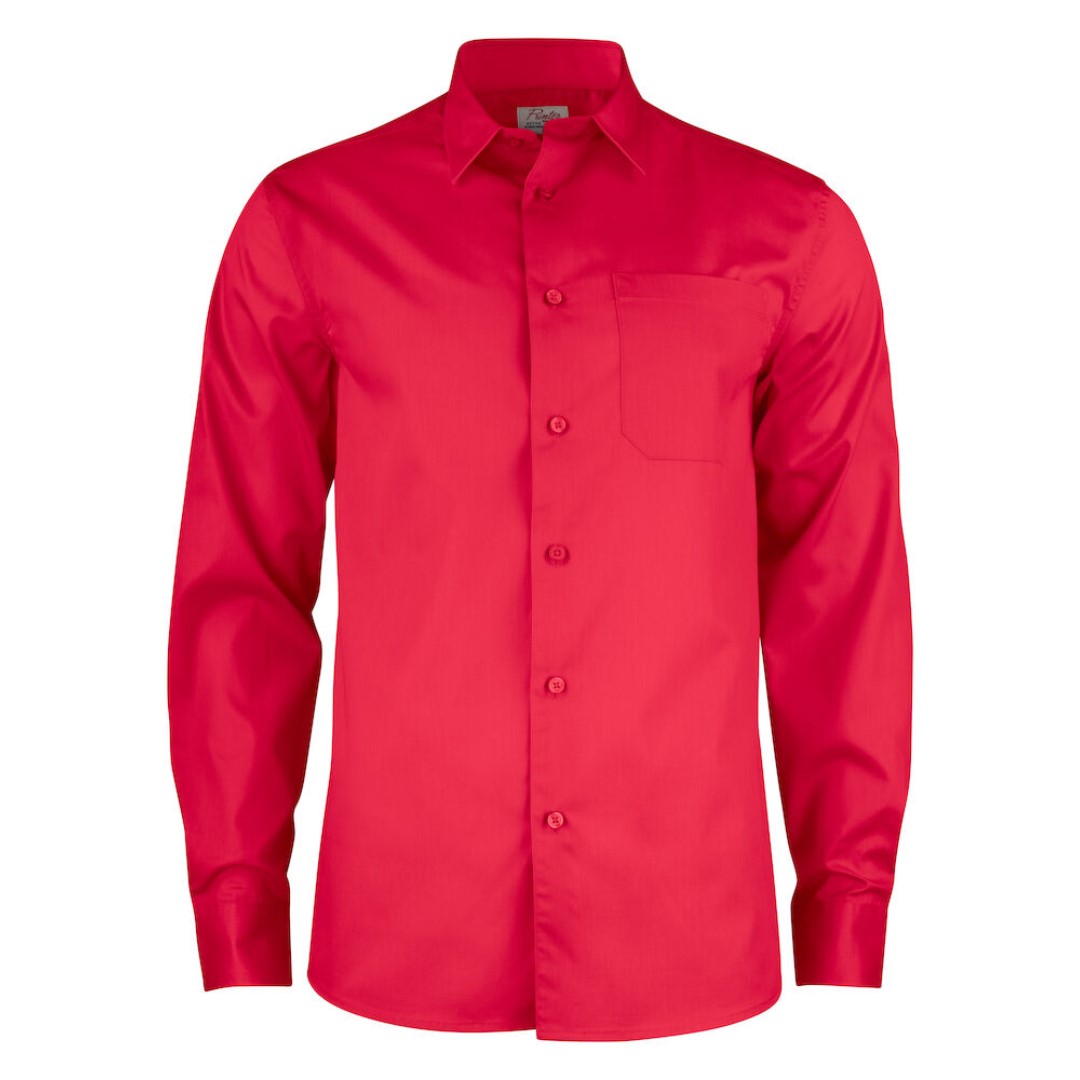 Shirt with logo in a light and soft material with a spacious chest pocket on the men's model. These shirts are supplied with tone-on-tone buttons as standard. The buttons can be replaced with one of the other available colors if desired. These buttons are sold separately. Magnus Business Gifts is your partner for merchandising, gadgets or unique business gifts since 1967. Certified with Ecovadis gold!