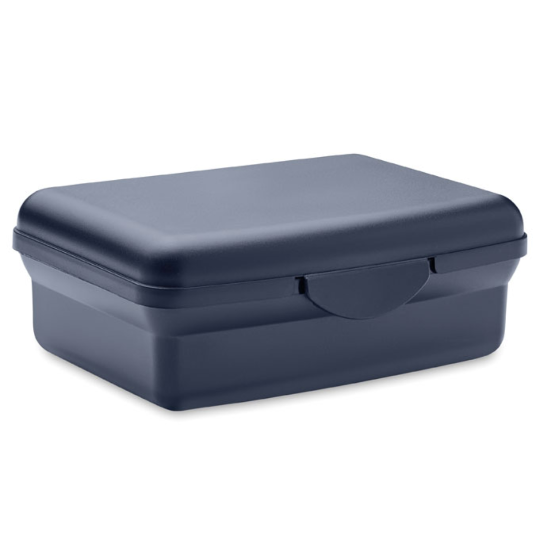 Lunchbox with logo CARMANY Lunch box in recycled PP with click closure. Capacity: 800 ml. Available color: Red, Dark Navy, White, Black Dimensions: 17X12X6CM Width: 12 cm Length: 17 cm Height: 6 cm Volume: 1.78 cdm3 Gross Weight: 0.12 kg Net Weight: 0.095 kg Magnus Business Gifts is your partner for merchandising, gadgets or unique business gifts since 1967. Certified with Ecovadis gold!
