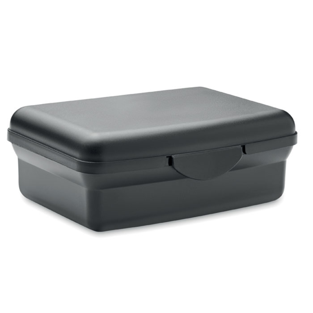 Lunchbox with logo CARMANY Lunch box in recycled PP with click closure. Capacity: 800 ml. Available color: Red, Dark Navy, White, Black Dimensions: 17X12X6CM Width: 12 cm Length: 17 cm Height: 6 cm Volume: 1.78 cdm3 Gross Weight: 0.12 kg Net Weight: 0.095 kg Magnus Business Gifts is your partner for merchandising, gadgets or unique business gifts since 1967. Certified with Ecovadis gold!