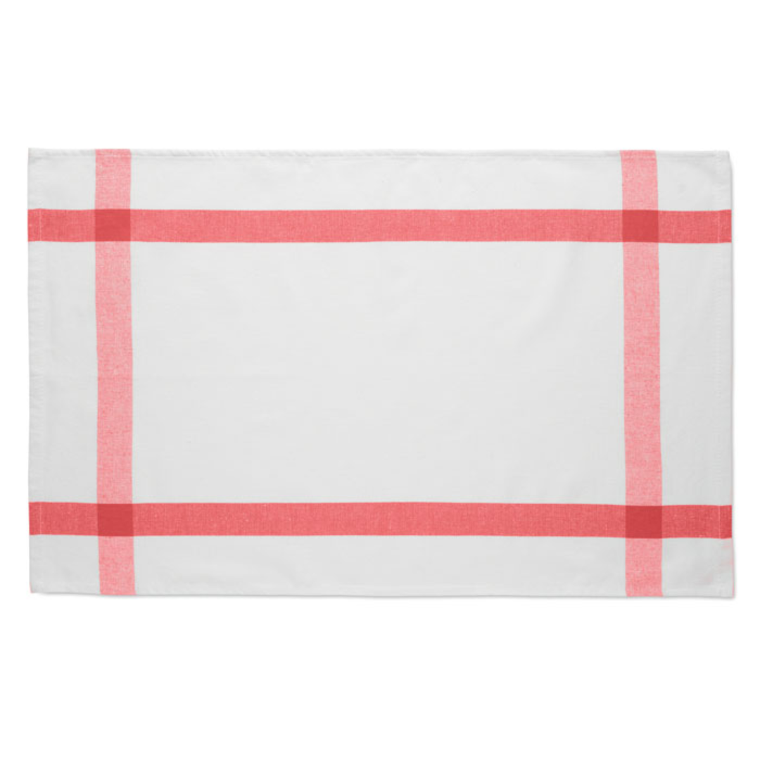 Kitchen gadget with logo Towel KITCH Recycled poly cotton kitchen towel in recycled fabrics (50% recycled cotton and 50% recycled polyester). 180 gr/m². Available color: Blue, Red, Grey Dimensions: 40X65CM Width: 40 cm Height: 65 cm Volume: 0.3 cdm3 Gross Weight: 0.06 kg Net Weight: 0.053 kg Magnus Business Gifts is your partner for merchandising, gadgets or unique business gifts since 1967. Certified with Ecovadis gold!