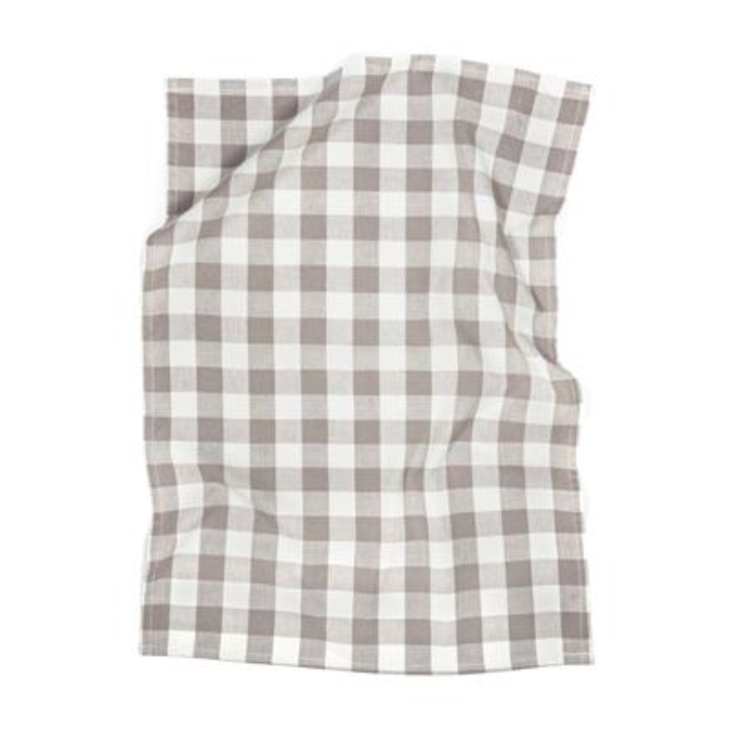 Kitchen gadget with logo Towel VINGA Clare Linen blend Gingham tea towel made of 30% linen and 70% cotton. This classic chequered design provides a subtle and charming rustic look, blending in seamlessly with any kitchen decor. Dry your hands in style! Available color: Blue, Green, Grey Magnus Business Gifts is your partner for merchandising, gadgets or unique business gifts since 1967. Certified with Ecovadis gold!