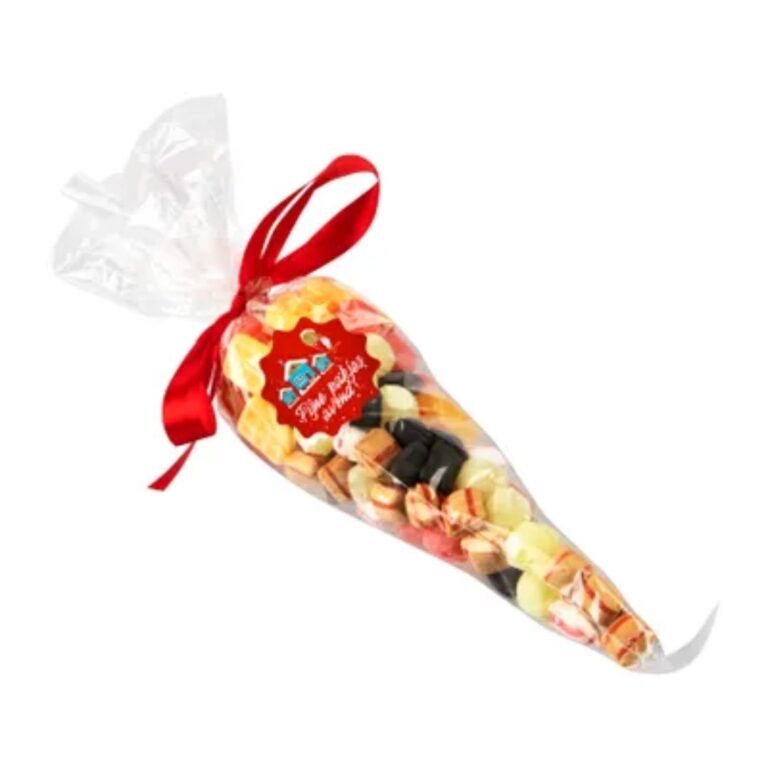 Bag filled with sweets