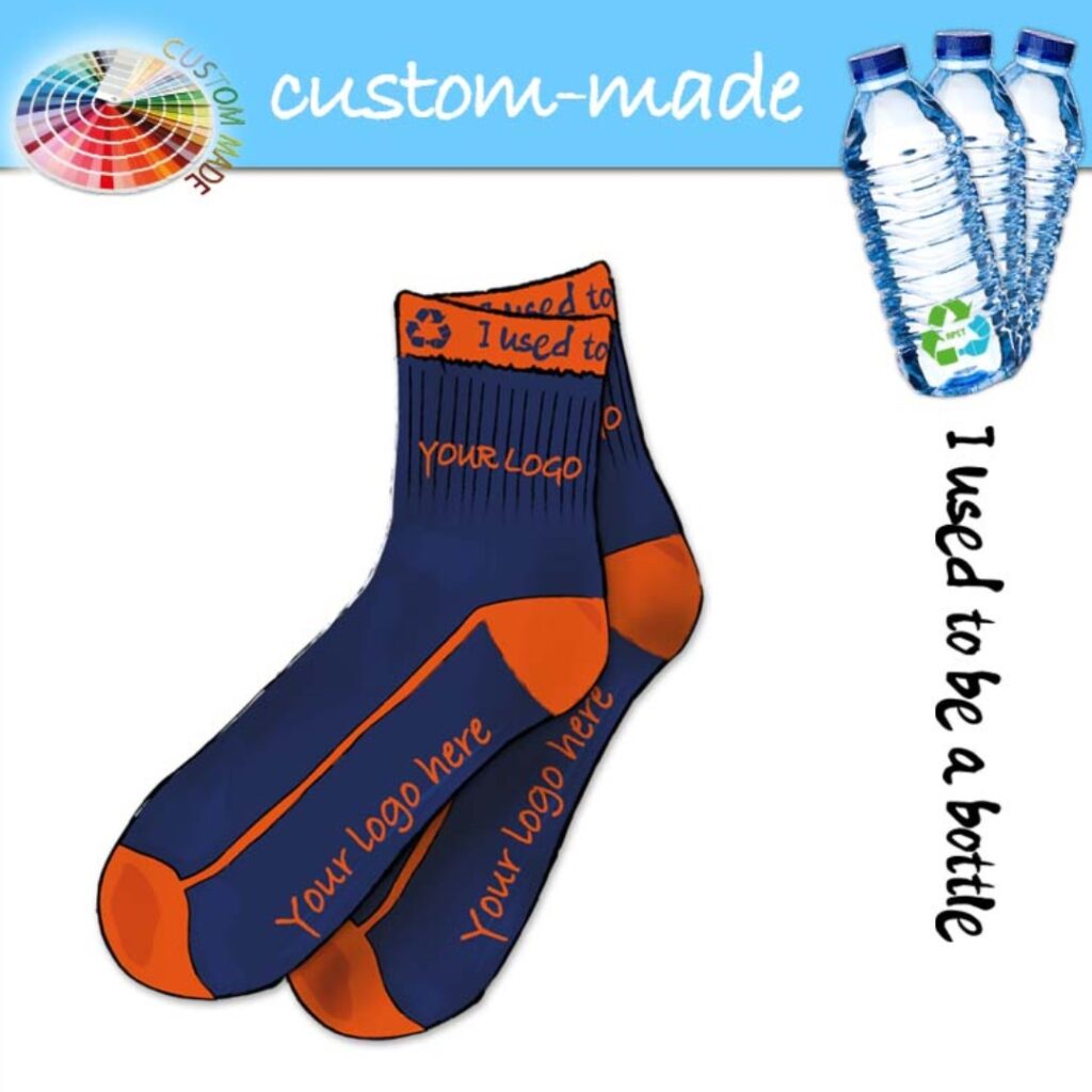 Eco gadgets socks A GREENER AND SMARTER CHOICE By choosing Eco gadgets printed with your logo, you can show your commitment to sustainability while also providing a useful and thoughtful gift to your clients or employees. This shows you care about your people as well as the environment. What’s more, environmentally-friendly gadgets are becoming more and more popular. So why not aim to achieve the maximum impact on your business relationships and the minimum impact on the environment with personalized Eco gadgets branded with your logo! Ask our team now what you can do with your budget.