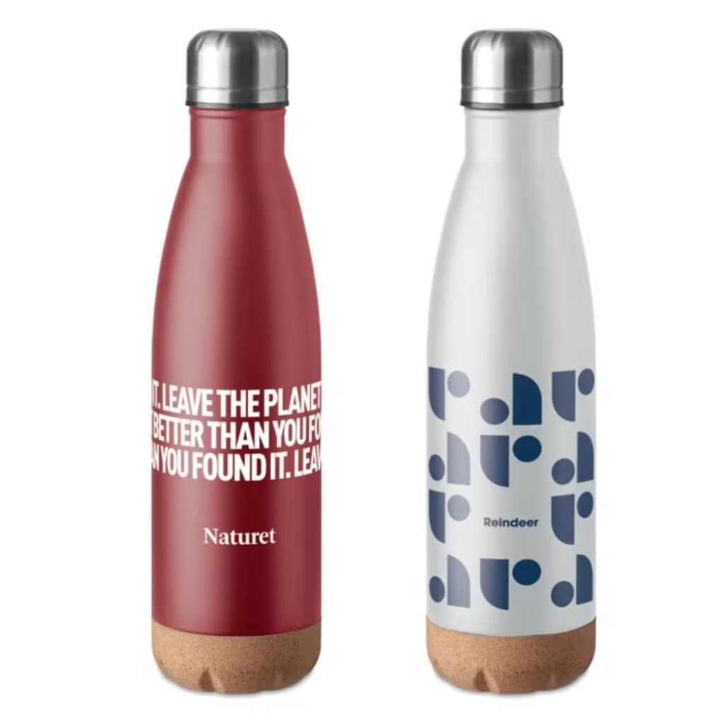 Eco gadgets water bottles A GREENER AND SMARTER CHOICE By choosing Eco gadgets printed with your logo, you can show your commitment to sustainability while also providing a useful and thoughtful gift to your clients or employees. This shows you care about your people as well as the environment. What’s more, environmentally-friendly gadgets are becoming more and more popular. So why not aim to achieve the maximum impact on your business relationships and the minimum impact on the environment with personalized Eco gadgets branded with your logo! Ask our team now what you can do with your budget.