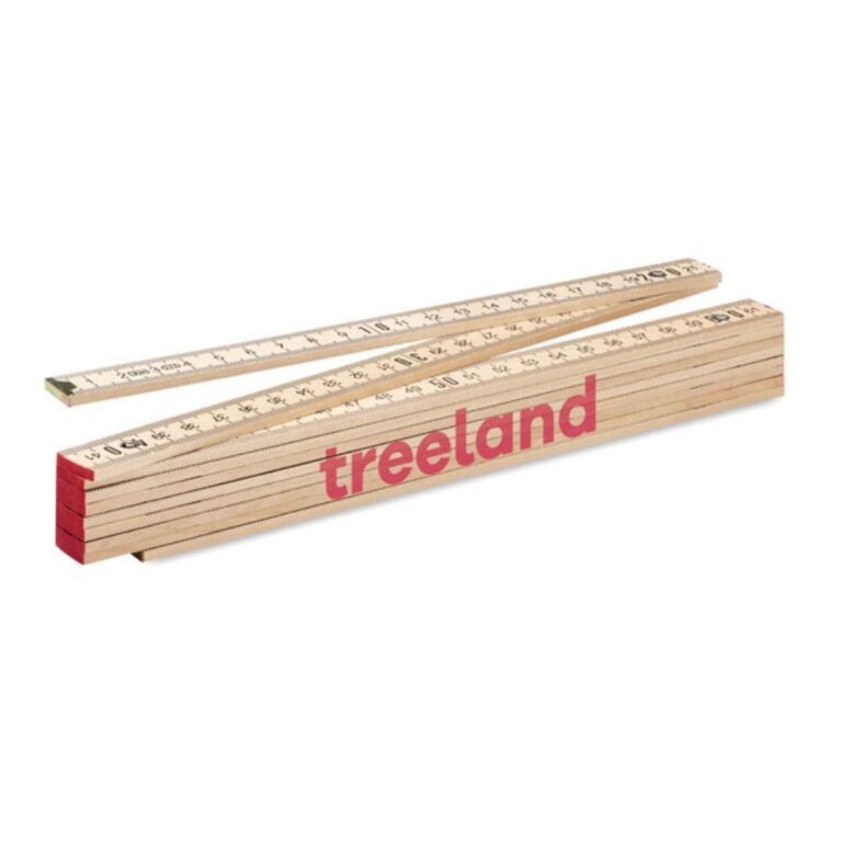 Folding carpenters ruler with logo ARA