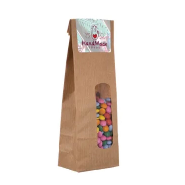Kraft bag with sweets