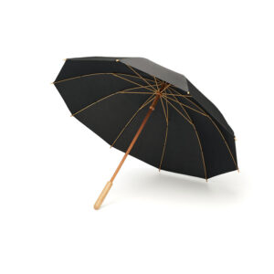 5 inch RPET/bamboe paraplu