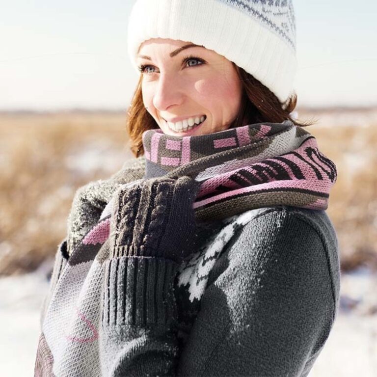 Custom scarf with tassels Classic