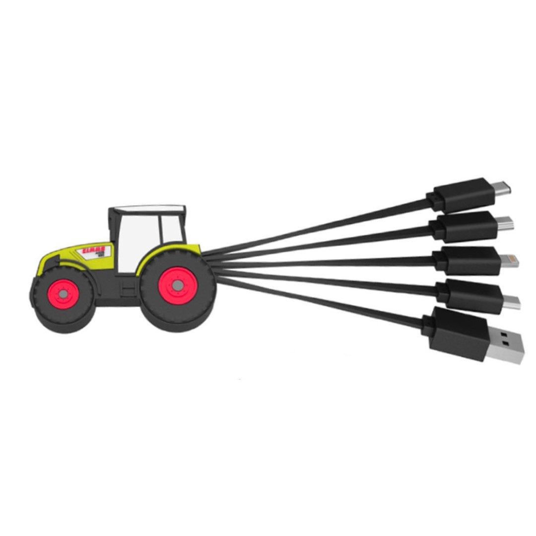 Custom-made Cable Charger Tractor We're taking chargers to a whole new level with our custom-made 3D-printed cables. Combining cutting-edge technology, design innovation, and personalization to bring more connectivity & style to your workspace. We can print any design in 3D, your imagination is the only limit. Our custom-made cable chargers aren't just about looks; they deliver high-quality performance. Equipped with the latest technology, they offer fast and reliable data transfer, ensuring that all your devices are connected seamlessly. Magnus Business Gifts is your partner for merchandising, gadgets or unique business gifts since 1967. Certified with Ecovadis gold!