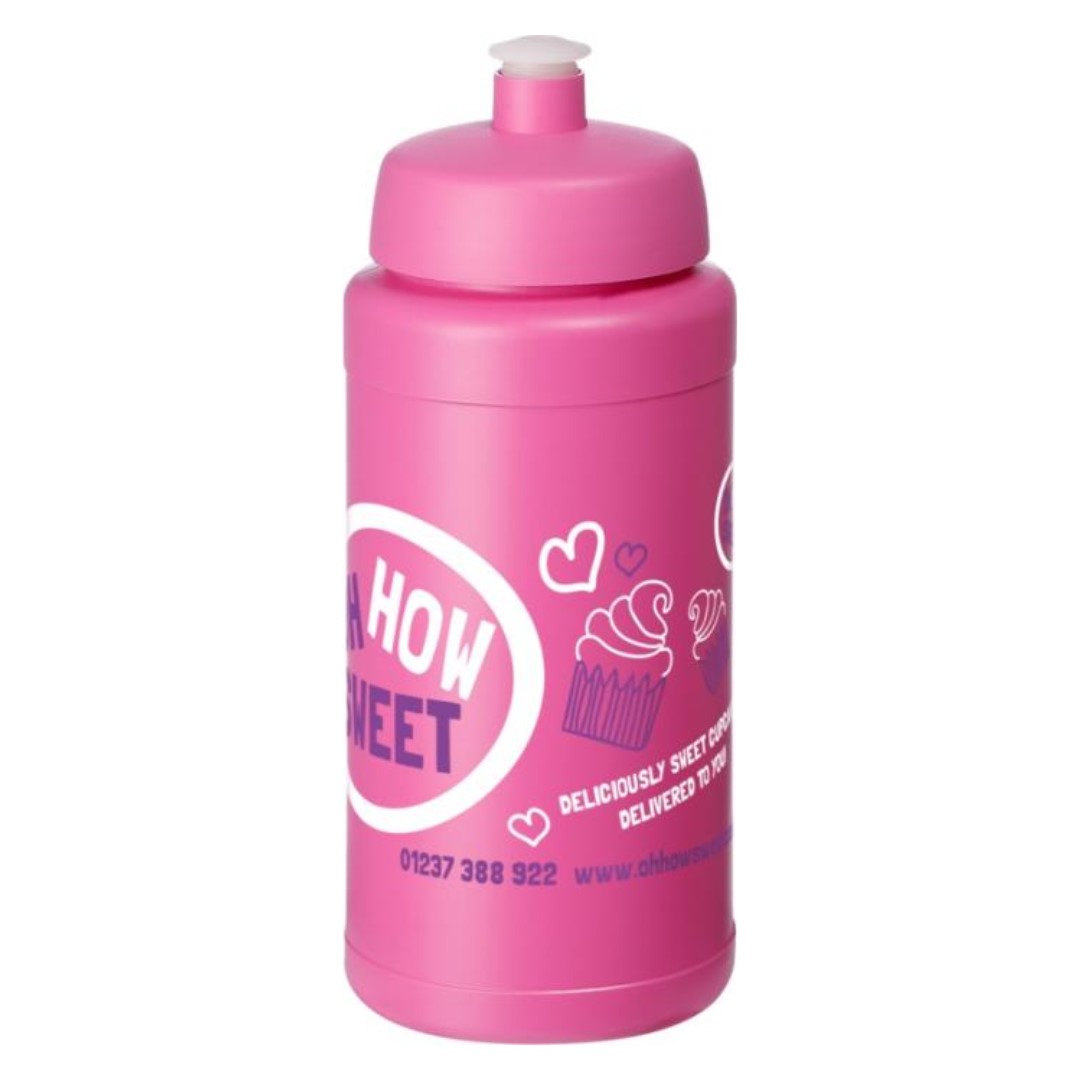 Baseline Plus 500 ml drinking bottle with sports lid Single-walled sports bottle. Featuring a spill-proof lid with push-and-pull nozzle. Volume capacity is 500 ml. Mix and match colors to create your perfect bottle. Please contact us for more color options. Made in the UK. BPA-free. Complies with EN12875-1 and is dishwasher safe. HDPE Plastic, PP Plastic. Magnus Business Gifts is your partner for merchandising, gadgets or unique business gifts since 1967. Certified with Ecovadis gold!
