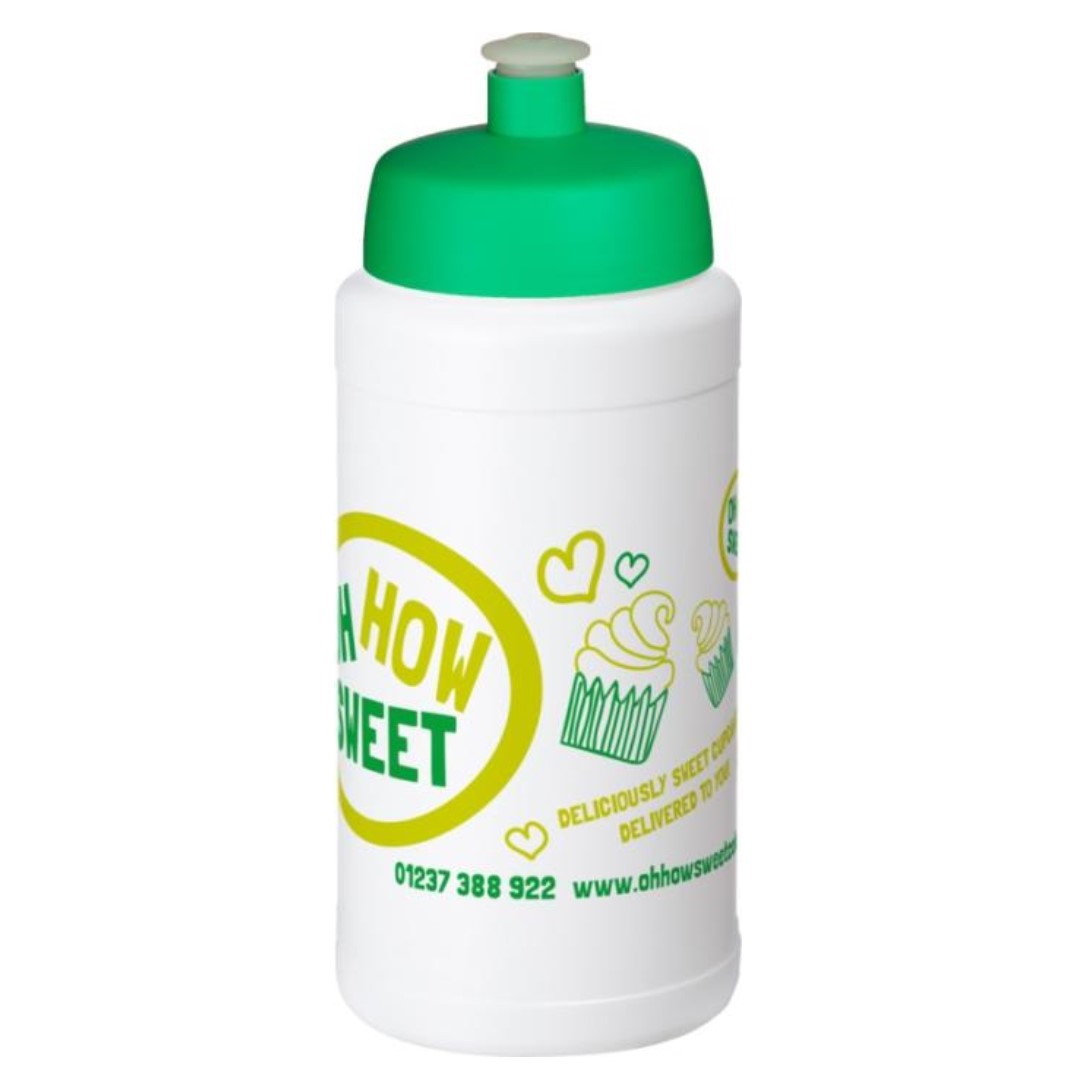 Baseline Plus 500 ml drinking bottle with sports lid Single-walled sports bottle. Featuring a spill-proof lid with push-and-pull nozzle. Volume capacity is 500 ml. Mix and match colors to create your perfect bottle. Please contact us for more color options. Made in the UK. BPA-free. Complies with EN12875-1 and is dishwasher safe. HDPE Plastic, PP Plastic. Magnus Business Gifts is your partner for merchandising, gadgets or unique business gifts since 1967. Certified with Ecovadis gold!