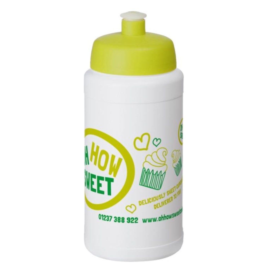 Baseline Plus 500 ml drinking bottle with sports lid Single-walled sports bottle. Featuring a spill-proof lid with push-and-pull nozzle. Volume capacity is 500 ml. Mix and match colors to create your perfect bottle. Please contact us for more color options. Made in the UK. BPA-free. Complies with EN12875-1 and is dishwasher safe. HDPE Plastic, PP Plastic. Magnus Business Gifts is your partner for merchandising, gadgets or unique business gifts since 1967. Certified with Ecovadis gold!