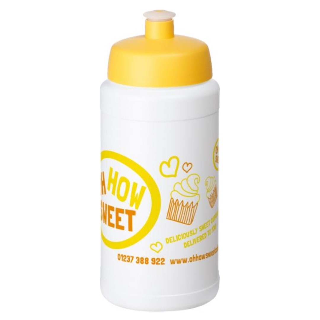 Baseline Plus 500 ml drinking bottle with sports lid Single-walled sports bottle. Featuring a spill-proof lid with push-and-pull nozzle. Volume capacity is 500 ml. Mix and match colors to create your perfect bottle. Please contact us for more color options. Made in the UK. BPA-free. Complies with EN12875-1 and is dishwasher safe. HDPE Plastic, PP Plastic. Magnus Business Gifts is your partner for merchandising, gadgets or unique business gifts since 1967. Certified with Ecovadis gold!