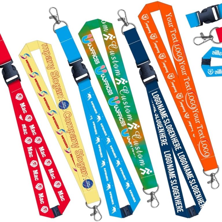 Sublimation lanyards