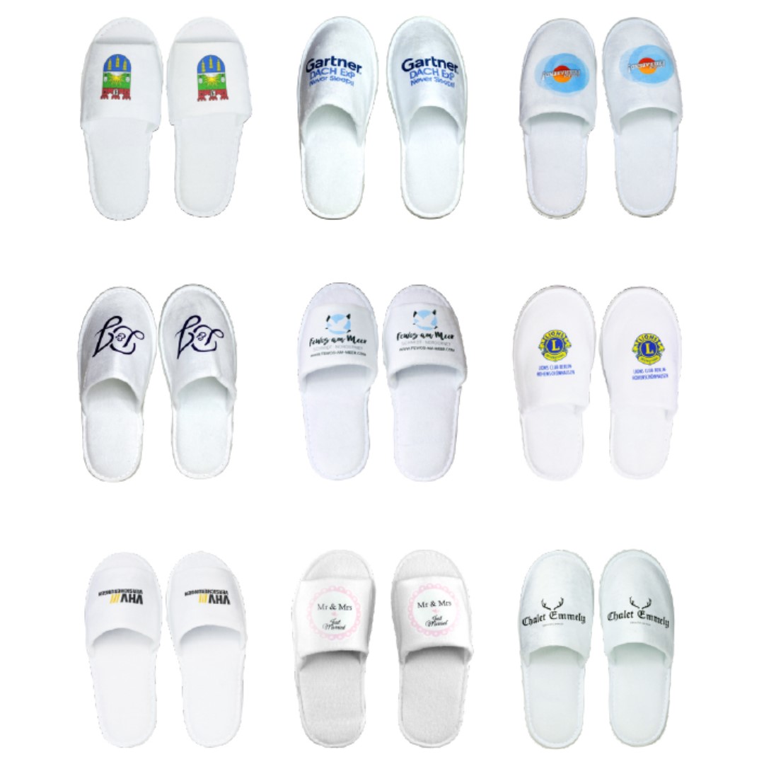 Hotel slippers custom made Step into comfort with our exquisite custom-made slippers that redefine luxury and style. Our artisan-crafted slippers are designed to provide the perfect blend of coziness and elegance, tailored to suit your unique preferences. Choose from a variety of materials and personalize every detail, from color to embroidery, to create a pair that reflects your individual taste. REQUEST A FREE QUOTE The easiest way to kick off your design process is to request a quote. In your request, you can share your idea, your deadline, and send us images of your character. Magnus Business Gifts is your partner for merchandising, gadgets or unique business gifts since 1967. Certified with Ecovadis gold!