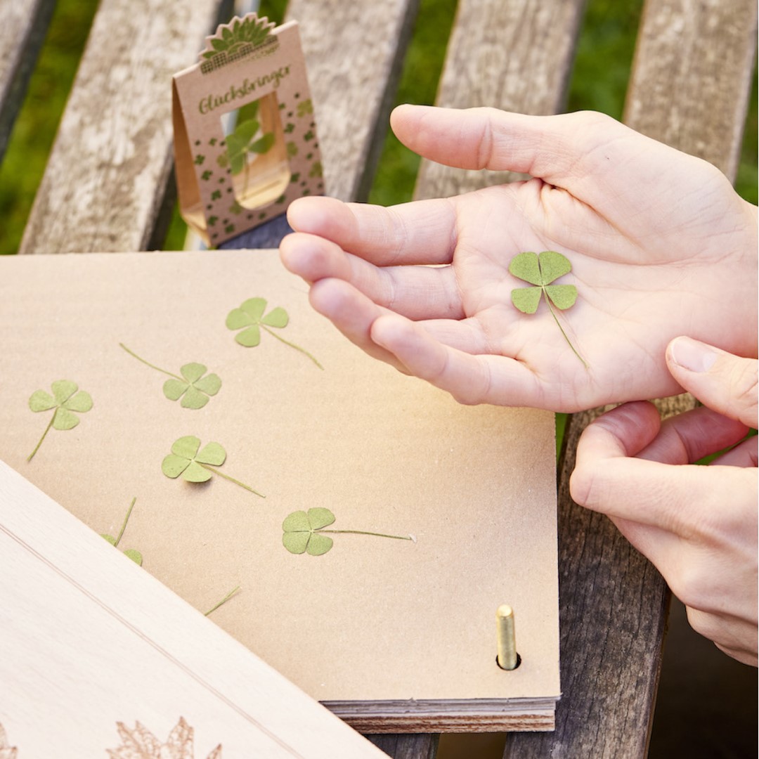 Four-Leaf Clover Lucky Charm Introducing our Four Leaf Clover Keepsake – a symbol of luck and positivity packaged in a small, elegant paper bag that becomes a canvas for personalization. This thoughtful and charming token is more than just a symbol; it's an embodiment of good fortune that you can share with others while leaving a lasting impression. Crafted with care and precision, our Four Leaf Clover Keepsake comes nestled within a quaint paper bag, creating an air of anticipation and charm. What makes this token truly special is the ability to personalize it with your logo and a custom message, turning a simple gesture into a unique and memorable experience. REQUEST A FREE QUOTE The easiest way to kick off your design process is to request a quote. In your request, you can share your idea, your deadline, and send us images of your character. Magnus Business Gifts is your partner for merchandising, gadgets or unique business gifts since 1967. Certified with Ecovadis gold!