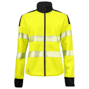 Projob Ladies Sweater with logo ISO 20471 Class 3/2 Sweater in an attractive and technical material. Full, strong zipper up to the collar. Contrast color over the shoulders and at the lower back. Tight fit for maximum freedom of movement. Softshell stretch fabric on the shoulders for increased comfort. Spacious pockets with zipper, spacious inner pockets in mesh. Available color: Yellow/ Black, Yellow/ Navy Material: 100% polyester 280 g/m² Magnus Business Gifts is your partner for merchandising, gadgets or unique business gifts since 1967. Certified with Ecovadis gold!