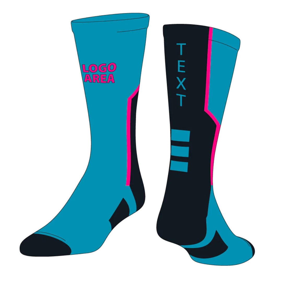 Tennis Sport Socks Custom Made Elevate your performance and comfort with a perfect blend of functionality and fashion, tailored to meet the unique demands of the sports enthusiast. Our custom made sport socks are more than just accessories; they are a statement of quality and precision. Manufactured in state-of-the-art facilities within the European Union, these socks boast superior craftsmanship that guarantees durability and long-lasting wear, match after match. + Certification: OEKO-TEX + Production Time: approx. 4 weeks + Sock Length: Crew (approx. 18 cm) + Sock Color: 1C to 10 C Knit + Design: individual | All Over + Sizes: S (35-39), M/L (40-45), XL (46-49) | min. 100 pairs per size + Material: 93% cotton, 4% polypropylene, 3% spandex + incl. Packaging: 4C printed Cardboard Hanger REQUEST A FREE QUOTE The easiest way to kick off your design process is to request a quote. In your request, you can share your idea, your deadline, and send us images of your character. Magnus Business Gifts is your partner for merchandising, gadgets or unique business gifts since 1967. Certified with Ecovadis gold!