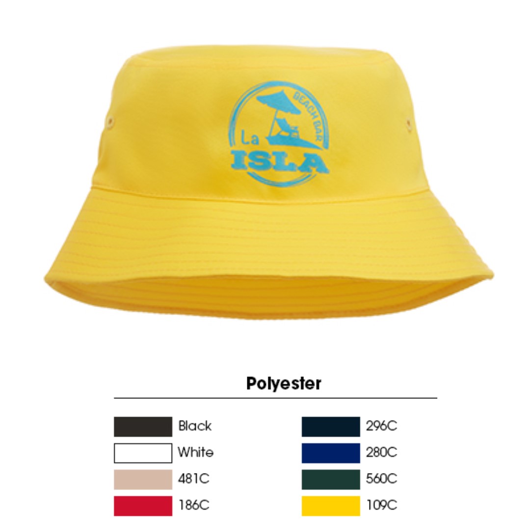 Custom Made Fishing Hat Unleash the Adventure with a Custom-Made Fishing Hat Tailored to Your Angling Spirit. Any shape, fabric, and adorned with your choice of prints, embroidery, or patches. Our diverse selection ensures that your fishing hat not only complements your aesthetic preferences but also enhances your overall angling experience. Choose vibrant prints that resonate with the spirit of your branding or opt for detailed embroidery that showcases your dedication to the art of your brand. Full colour bucket hats from 200gsm polyester > 260gsm polyester. One or two sides design and 7.5cm surrounding brim. REQUEST A FREE QUOTE The easiest way to kick off your design process is to request a quote. In your request, you can share your idea, your deadline, and send us images of your character. MOQ required. Magnus Business Gifts is your partner for merchandising, gadgets or unique business gifts since 1967. Certified with Ecovadis gold!
