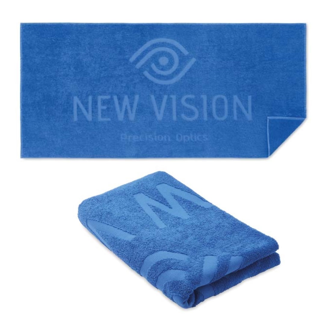 Custom Made Towels Introducing our Custom Made Towels – the epitome of comfort and versatility for various activities. Whether you're gearing up for a day at the beach, a round of golf, a workout session, or a travel adventure, our towels are tailored to meet your specific needs. Crafted with care, these towels are a blend of 50% cotton, 30% RPET (Recycled PET), and 20% polyester, ensuring a perfect balance of softness, sustainability, and durability. With a weight of 350g/m², they offer a luxurious feel while remaining lightweight and easy to carry. What sets our Custom Made Towels apart is the option for full-color printing, allowing you to add a personal touch, vibrant designs, or even your logo to make a statement. Express your style and stand out whether you're on the golf course, at the beach, or on the go. REQUEST A FREE QUOTE The easiest way to kick off your design process is to request a quote. In your request, you can share your idea, your deadline, and send us images of your character. MOQ required. Magnus Business Gifts is your partner for merchandising, gadgets or unique business gifts since 1967. Certified with Ecovadis gold!