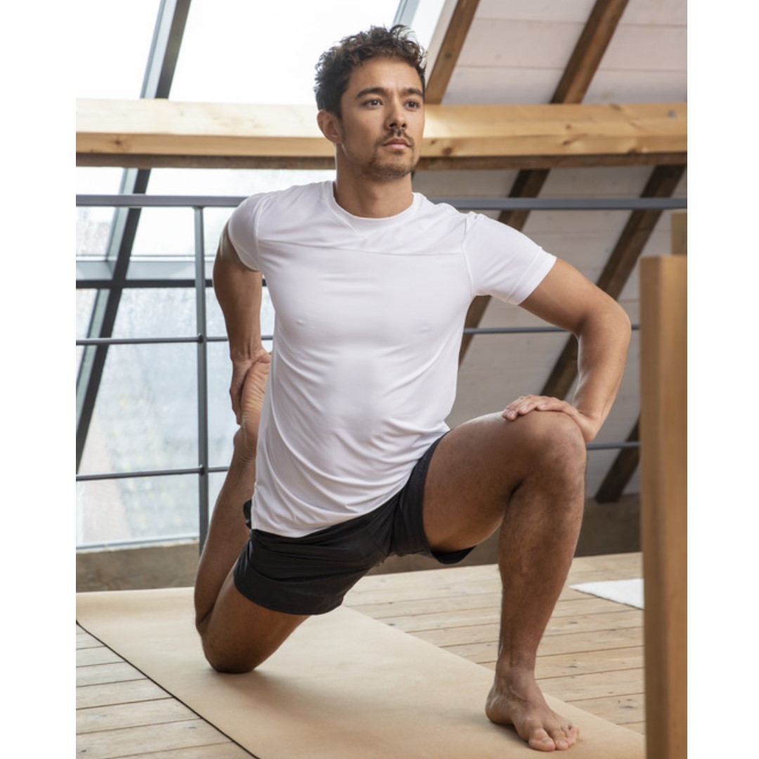 GRS Recycled Shirt with Eco Print The Borax short sleeve men's cool fit t-shirt is the perfect blend of style, sustainability, and sporty performance. Made from 90% GRS certified recycled materials, blended with elastane to ensure stretch and comfort with a fabric weight of 160 g/m². The cool-fit finish helps keeping cool and dry. The GRS certification ensures a 100% certified supply chain from raw material to our printing techniques, making this garment an eco-friendly choice. Mesh with cool fit finish of 90% GRS certified recycled polyester and 10% Elastane, 160 g/m2. Magnus Business Gifts is your partner for merchandising, gadgets or unique business gifts since 1967. Certified with Ecovadis gold!