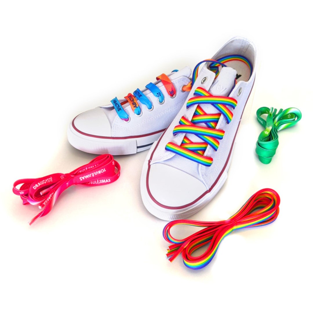 Shoe Laces with logo Step into style with our vibrant Colorful Shoe Laces, now customizable with your logo! These eye-catching accessories are the perfect way to add a pop of personality to your footwear while showcasing your brand with every step. Made from high-quality materials and available in a rainbow of hues, our shoe laces are designed to stand out and make a statement. Whether you're lacing up sneakers, boots, or dress shoes, these colorful laces are sure to turn heads and draw attention to your brand. Suggested shoelace length in regards to eyelets: 5 eyelets – 75cm 6 eyelets – 90cm 7 eyelets – 120cm Available Width: 9mm - 12mm - 16mm Additional costs: PLASTIC ENDINGS (9 or 11mm) 2pcs Production time is about 4 weeks. Magnus Business Gifts is your partner for merchandising, gadgets or unique business gifts since 1967. Certified with Ecovadis gold!