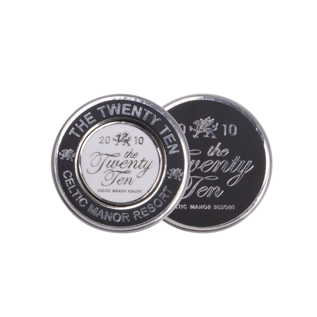 Golf Ball Markers with logo A golf ball marker is an essential accessory for every golfer, and our ball markers are the epitome of style and functionality. With different diameters and crafted from different materials, our ball markers combines practicality with sophistication on the green. Customization is key, and our markers offer the perfect canvas to showcase your logo or design. With the option for full-color printing, you can create a unique and eye-catching marker that reflects your personal style or promotes your brand on the course. Choose from our selection of eight vibrant colors to complement your logo. REQUEST A FREE QUOTE The easiest way to kick off your design process is to request a quote. In your request, you can share your idea, your deadline, and send us images of your character. MOQ required. Magnus Business Gifts is your partner for merchandising, gadgets or unique business gifts since 1967. Certified with Ecovadis gold!